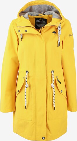 Schmuddelwedda Between-Seasons Parka in Yellow: front