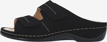 BERKEMANN Pantolette 'Fedora' in Schwarz: Vorderseite