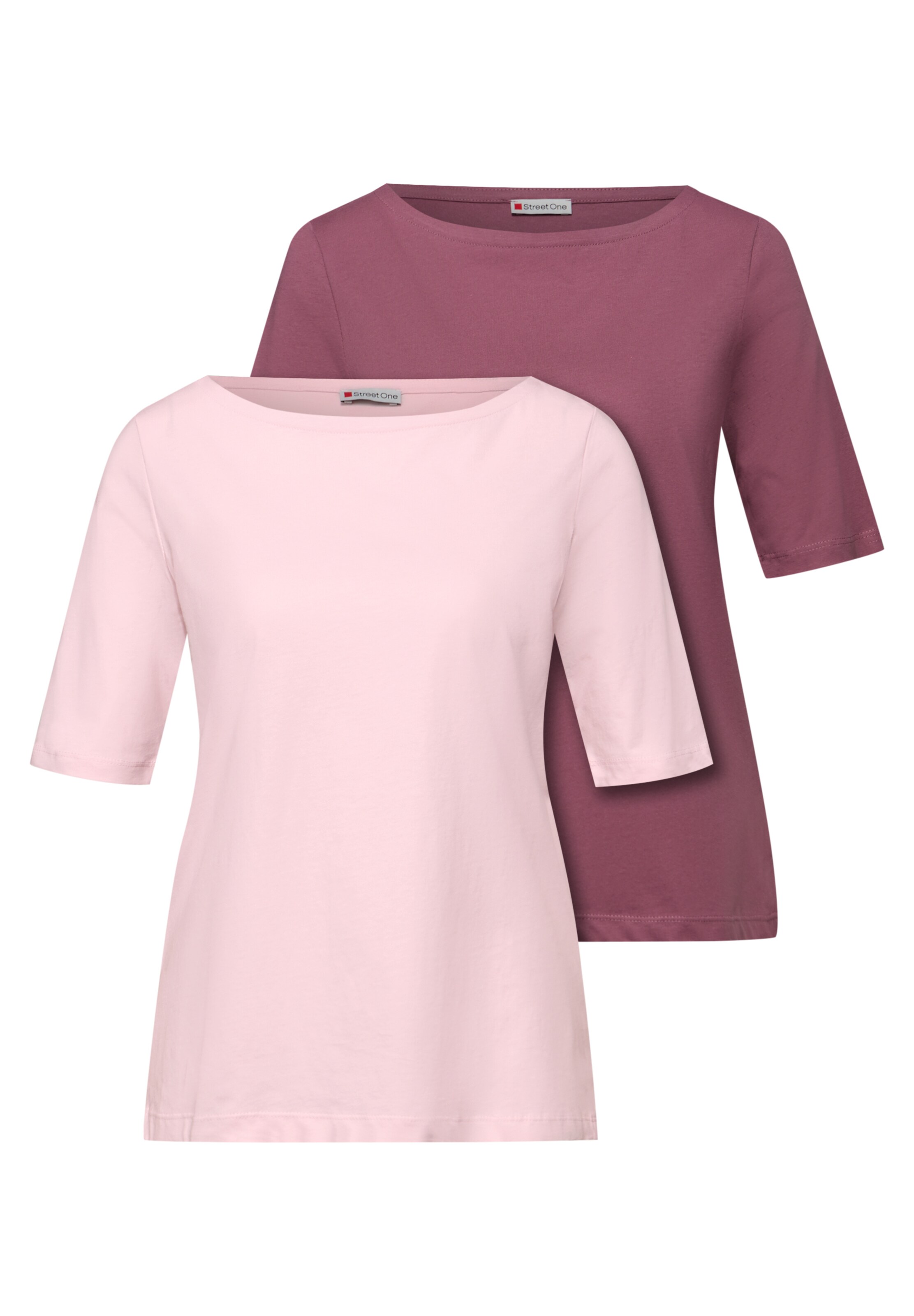STREET ONE Shirt in Pink: front