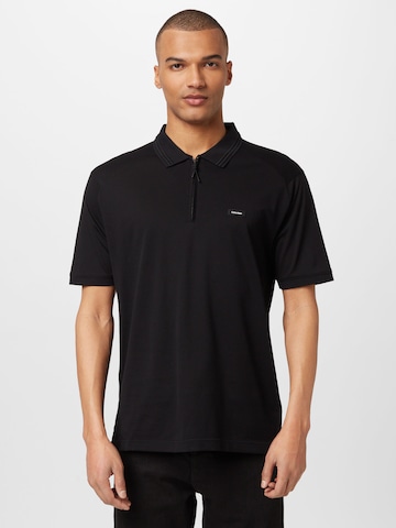 Calvin Klein - Camiseta en negro: frente