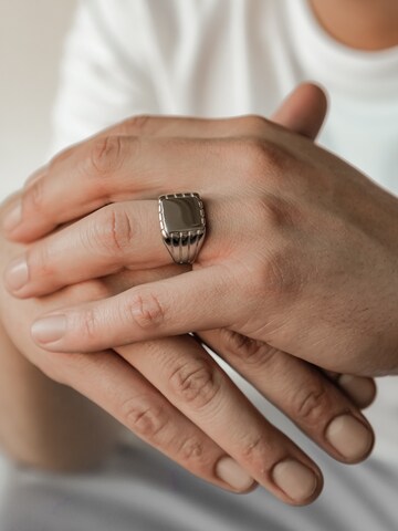 Hey Happiness Ring 'Signet' in Silver