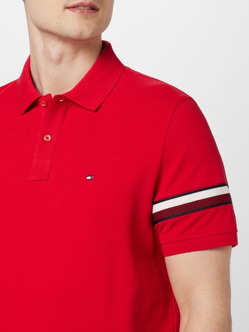 TOMMY HILFIGER Poloshirt in Rot