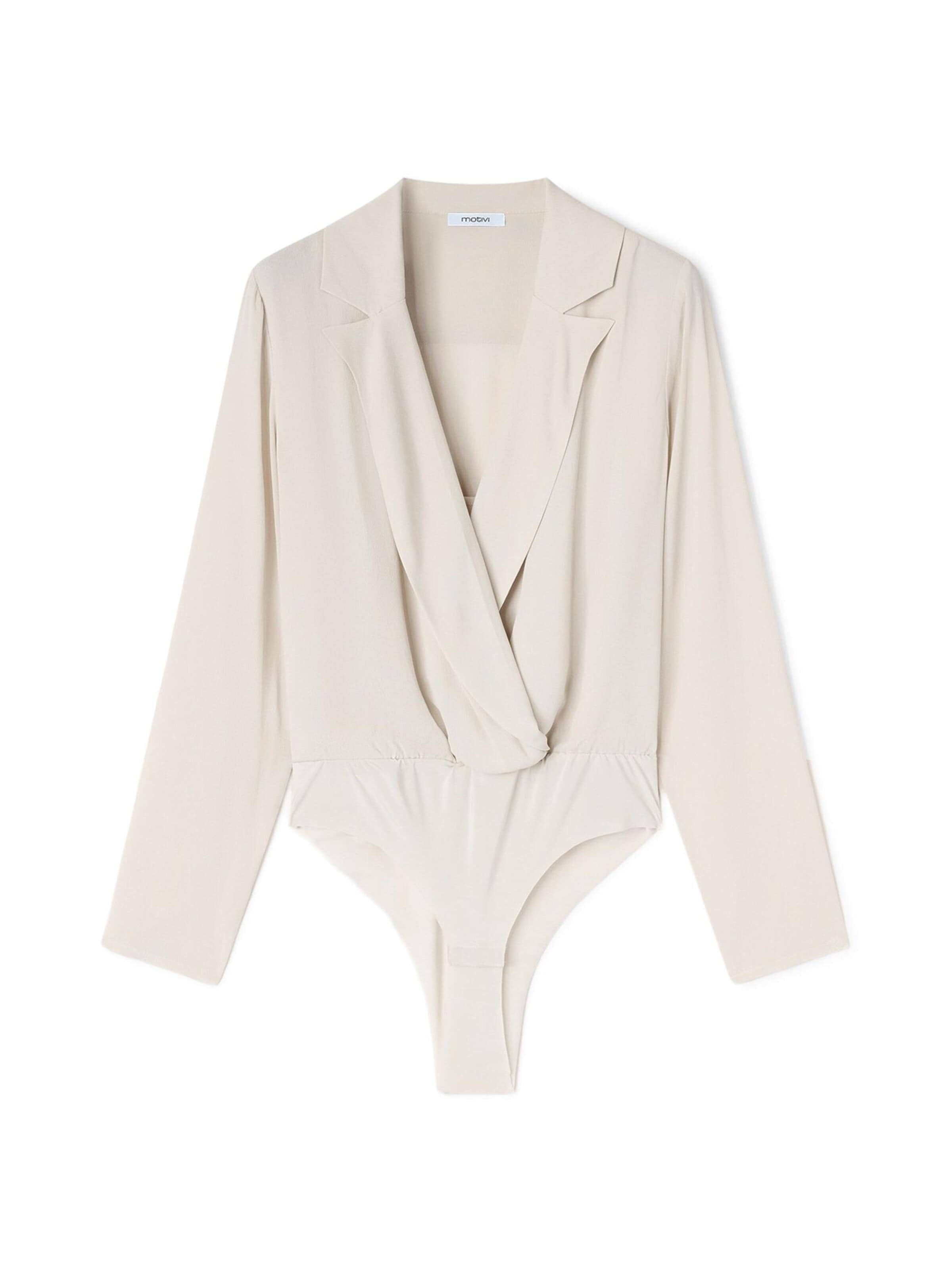 Body a maglietta di MOTIVI in beige: frontale