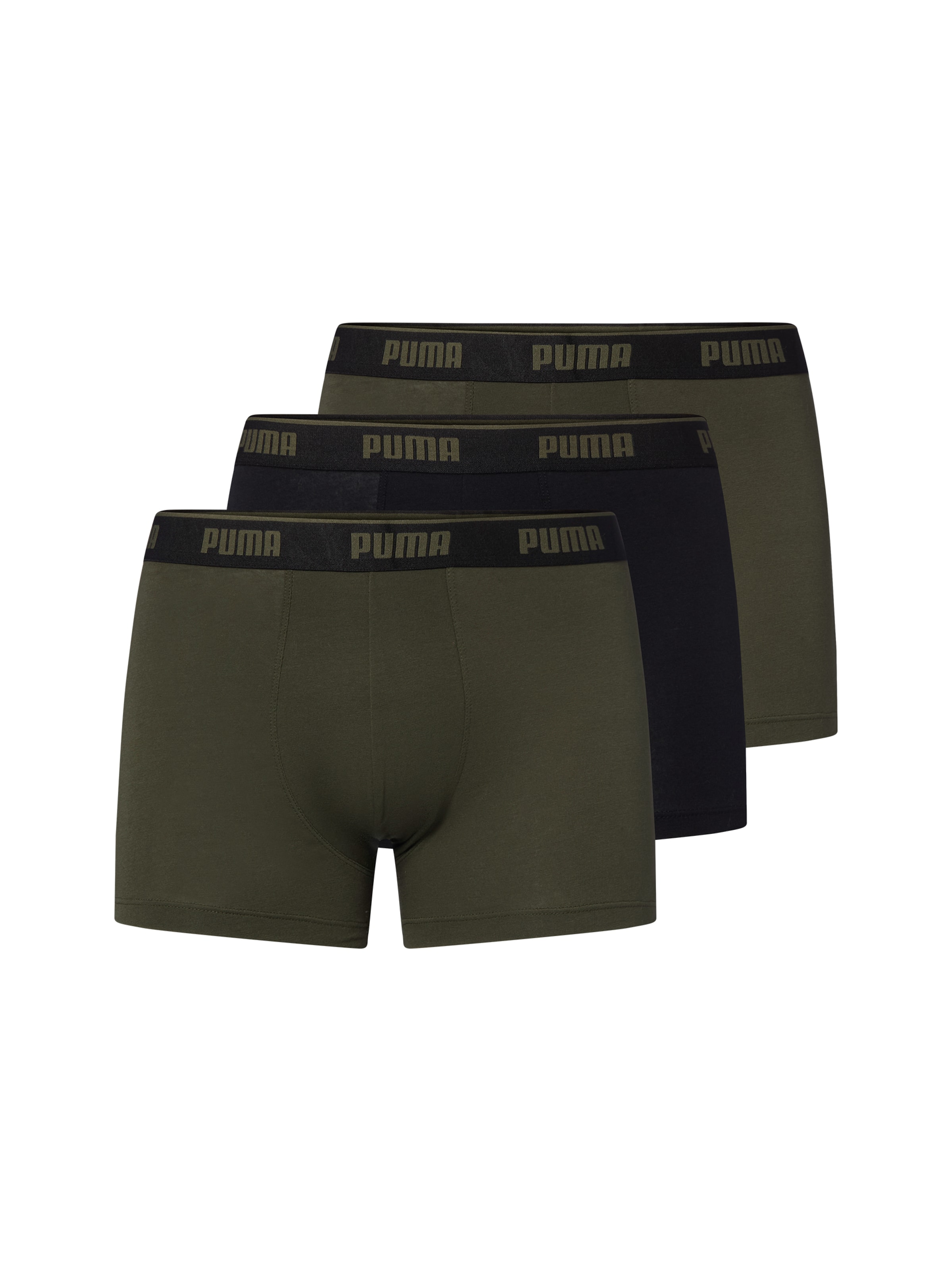 PUMA Boxershorts in Grün: Vorderseite