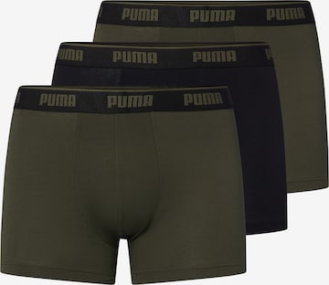 PUMA Boxer shorts in Green: front