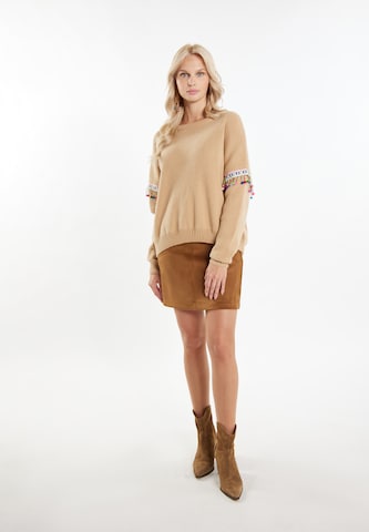 IZIA - Jersey 'Hoona' en beige