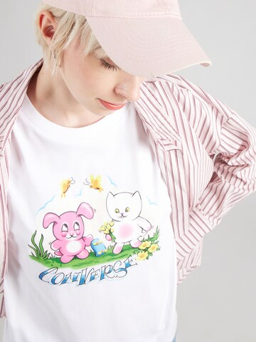 CONVERSE Футболка 'BESTIES' в Белый