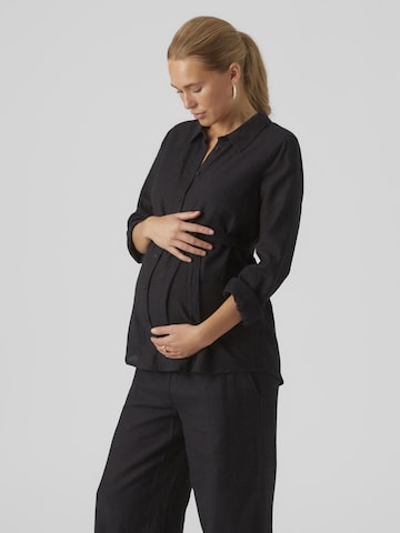 MAMALICIOUS Bluse 'Petra' in Schwarz: predná strana