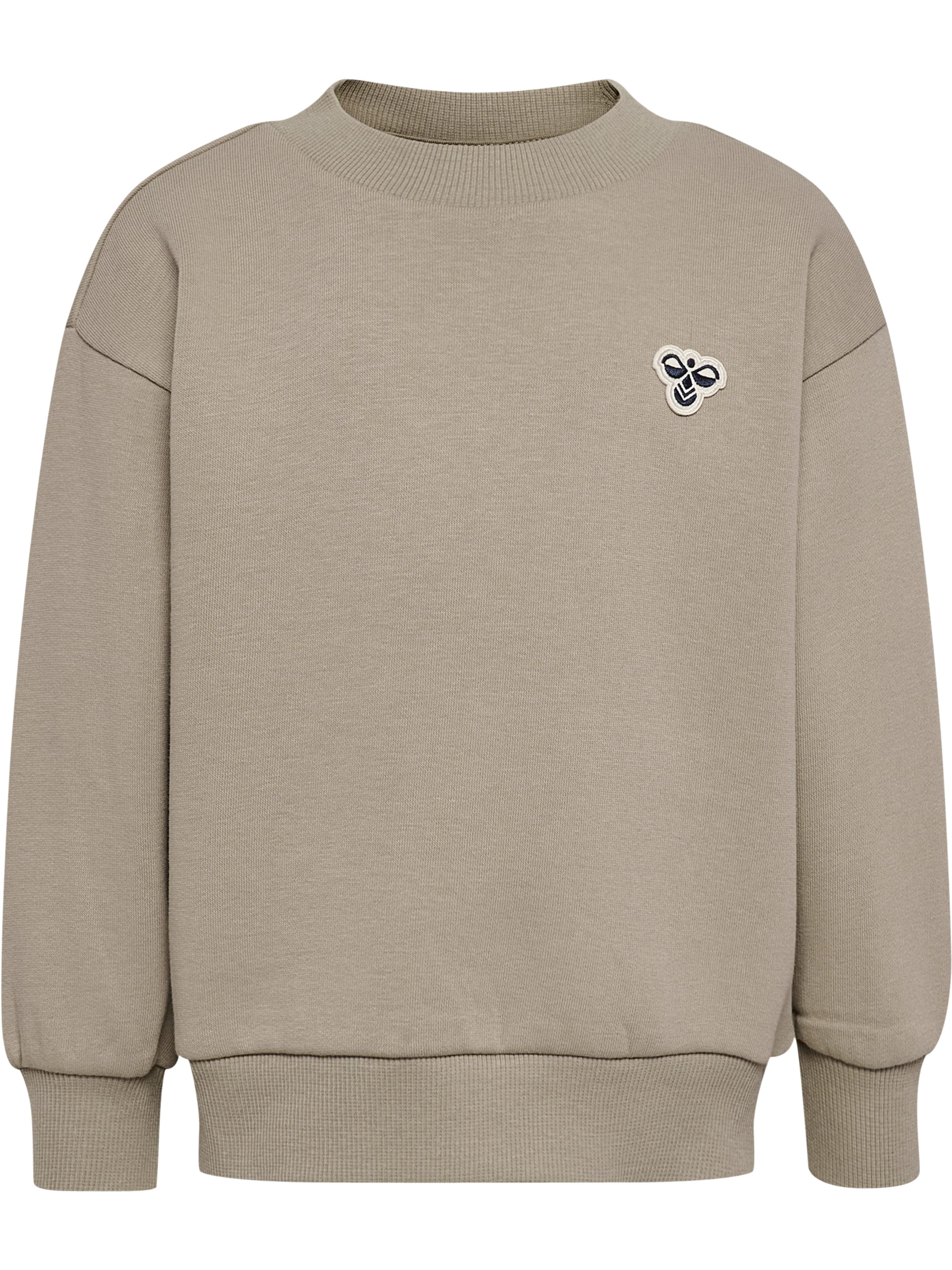 Hummel Sweatshirt in Bruin: voorkant