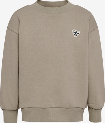 Hummel Sweatshirt in Bruin: voorkant
