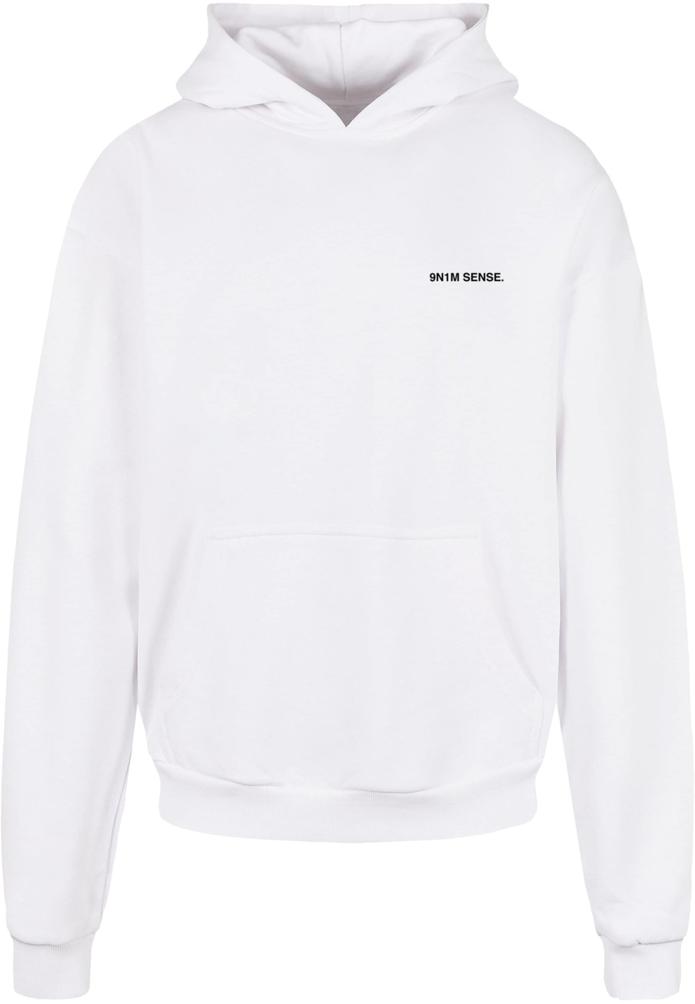 Felpa 'Star' di 9N1M SENSE in bianco: frontale