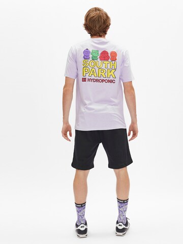 hydroponic - Camiseta 'Hydroponic x South Park Regular-Fit Colors Graphic T-Shirt' en lila