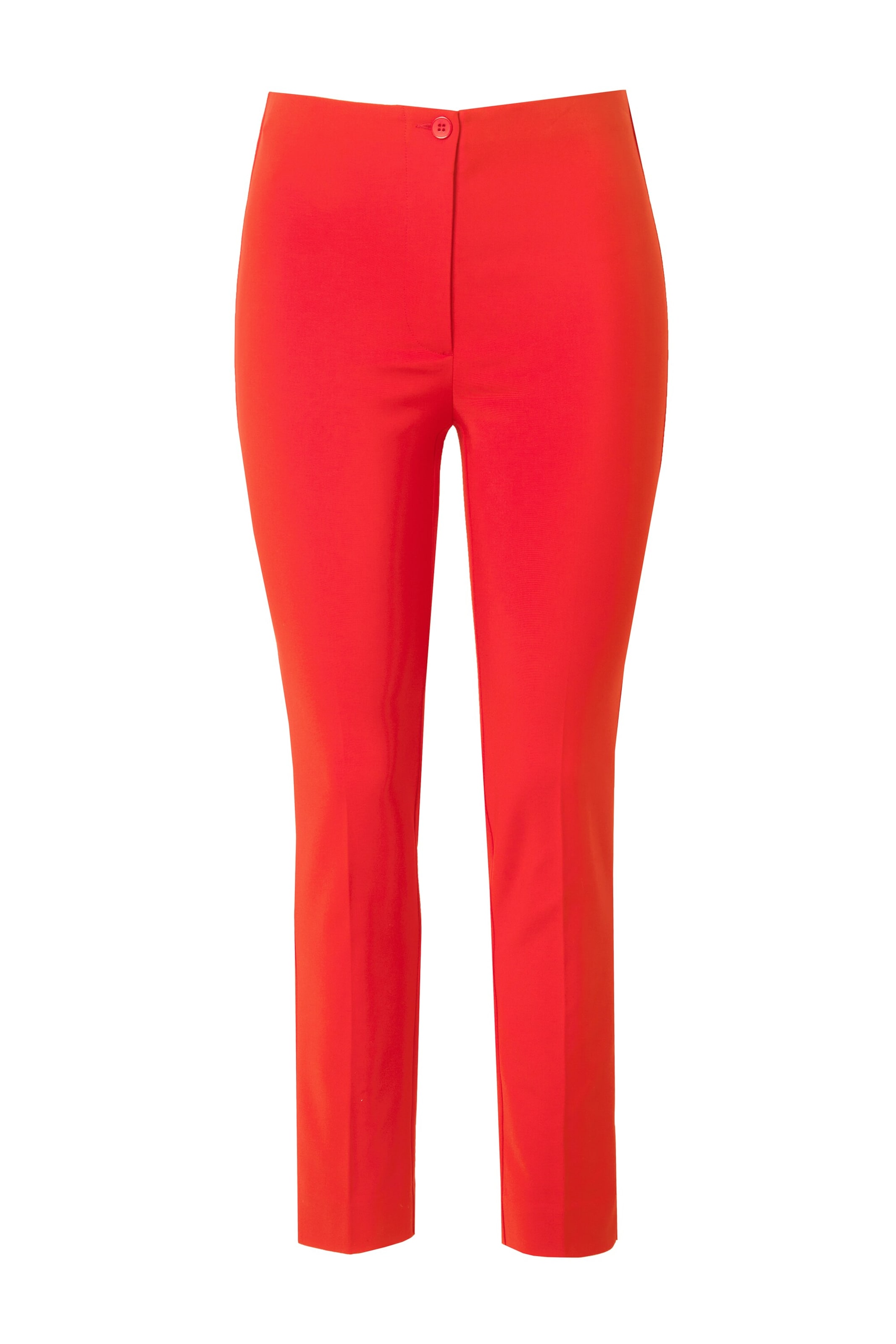 Ulla Popken Pantalon in Rood: voorkant