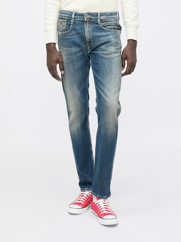 REPLAYregular Traperice 'ANBASS' - plava boja: prednji dio