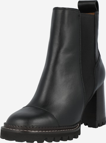See by Chloé Ankle Boots 'Mallory' in Black: front