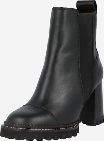 Bottines 'Mallory' See by Chloé en noir : devant