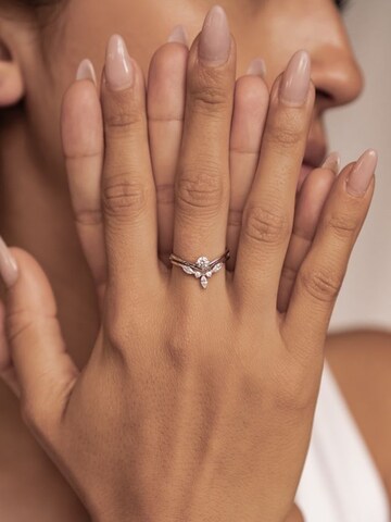 Hey Happiness Ring 'Crown' in Zilver