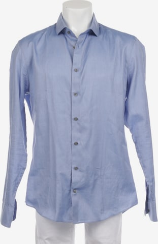 DRYKORN Button Up Shirt in XS in Blue: front