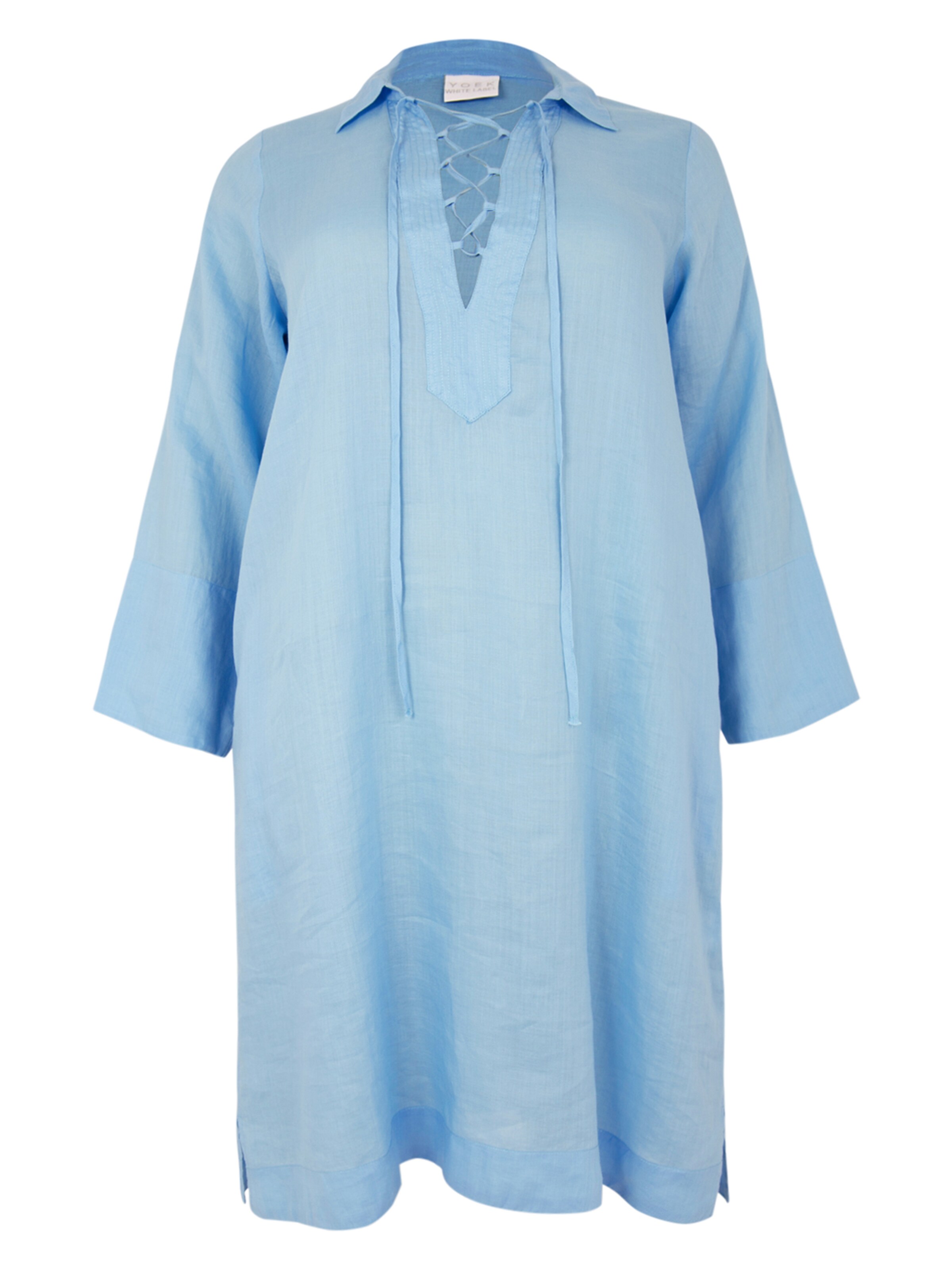 Robe YOEK en bleu : devant