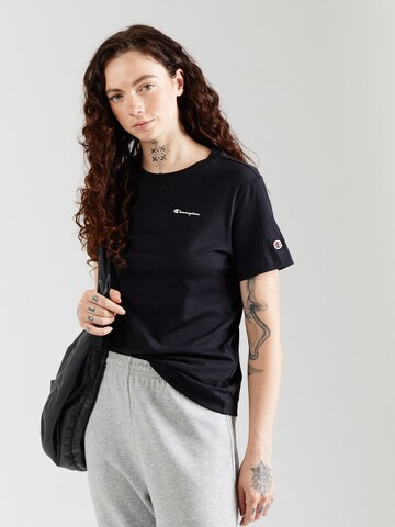 Maglietta di Champion Authentic Athletic Apparel in nero: frontale