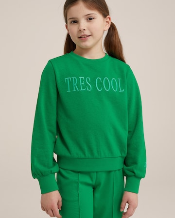 WE Fashion Sweatshirt in Groen