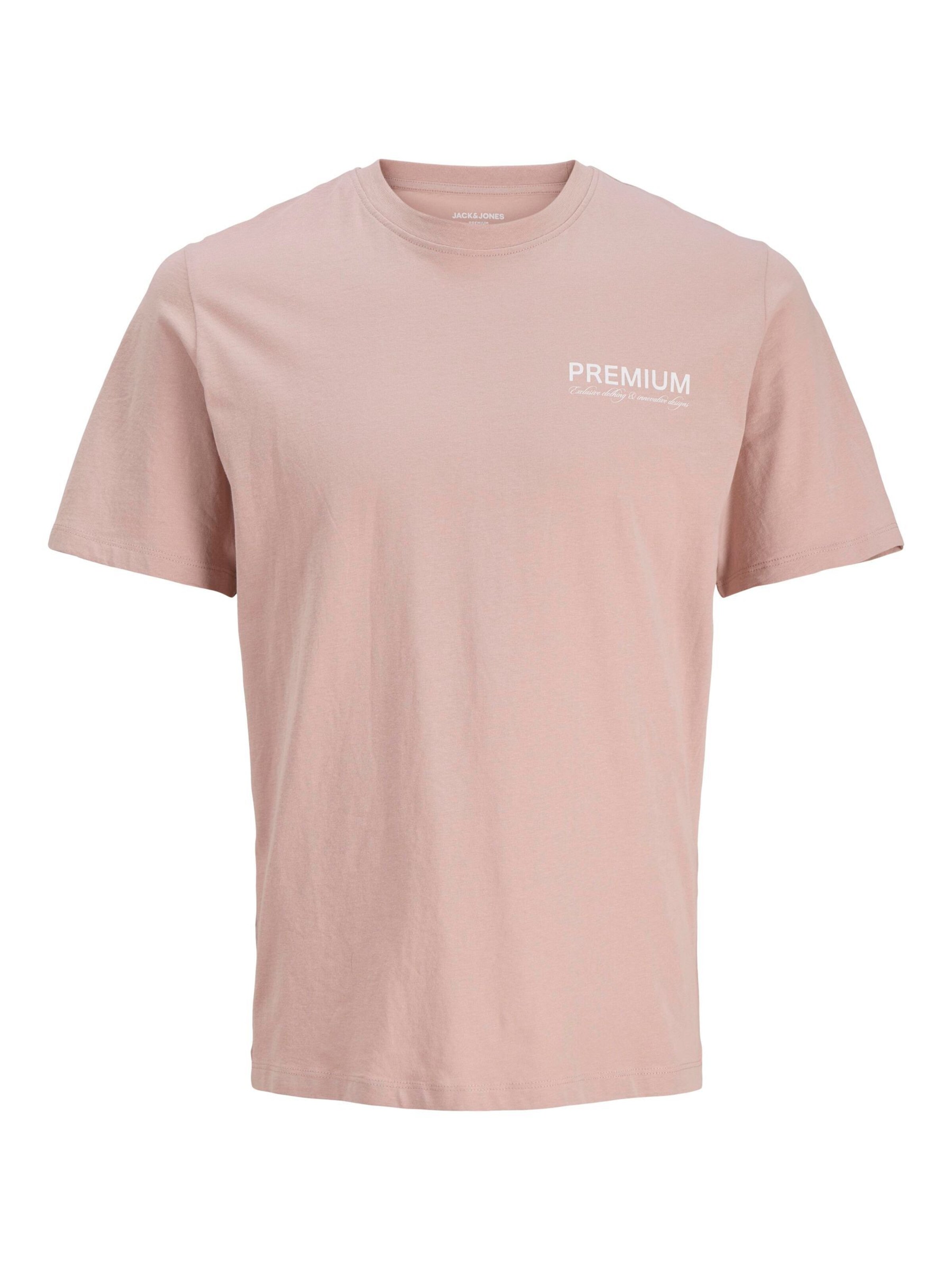 T-Shirt JACK & JONES en rose : devant
