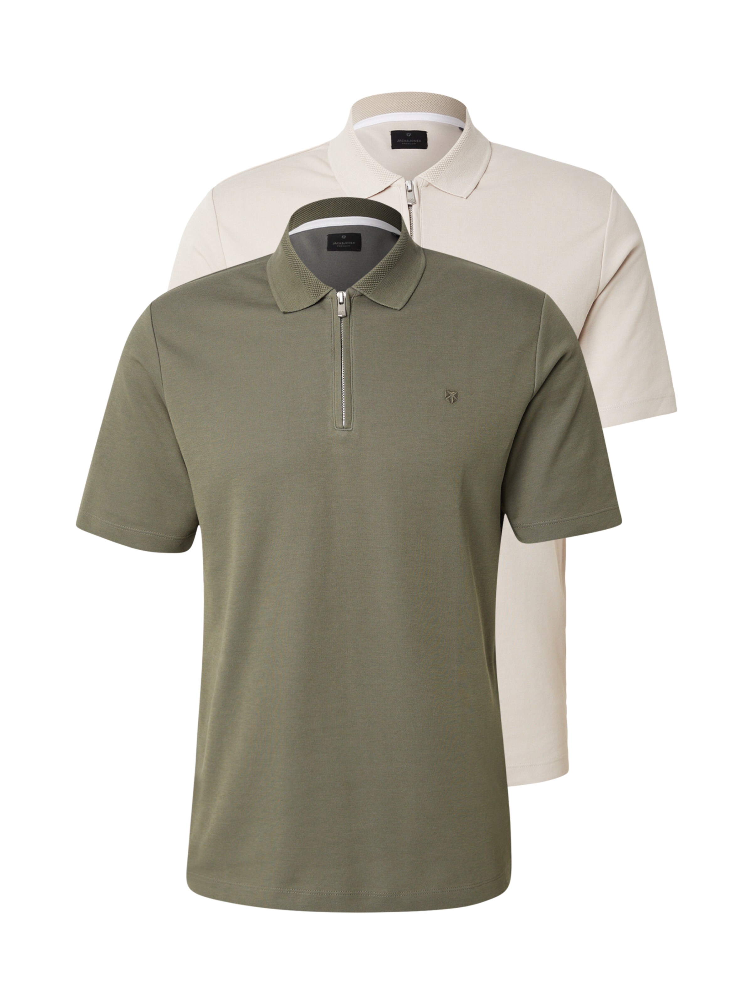 Jack & Jones Premium Shirt 'JPRBLAETHAN' in Beige: front