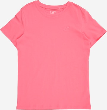 Tricou funcțional de la 4F Junior pe roz: față