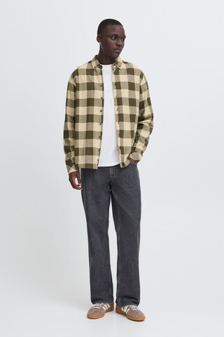 BLEND - Regular Fit Camisa 'BHBUSTER' em verde