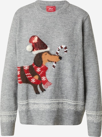 Pullover di Sublevel in grigio: frontale