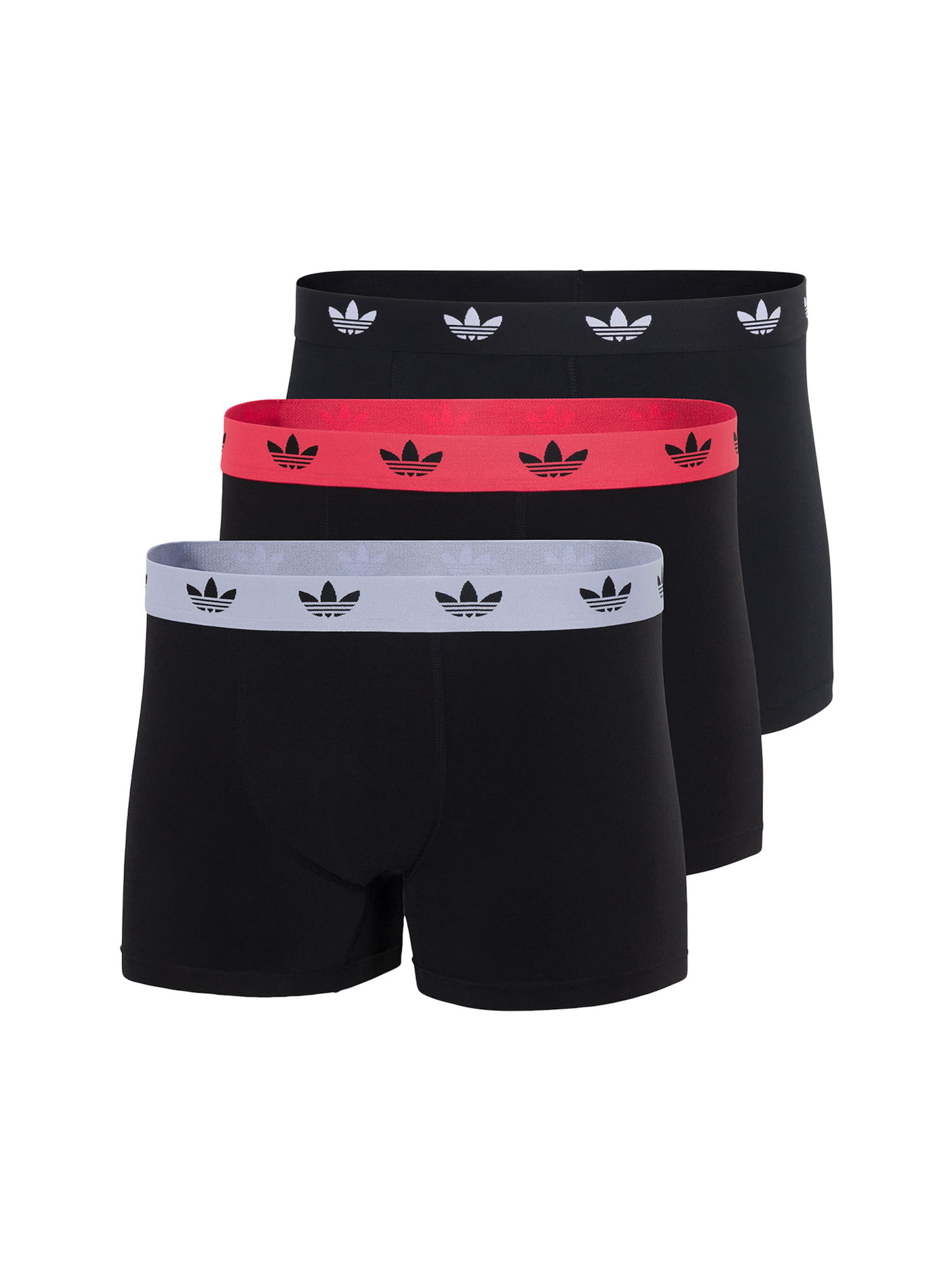 ADIDAS ORIGINALS Boxer shorts ' Comfort Flex Cotton ' in Black: front