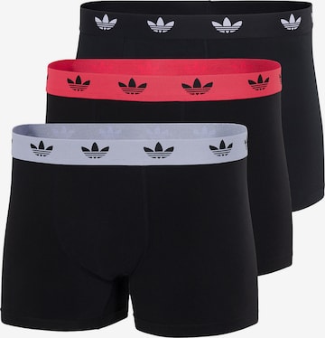 ADIDAS ORIGINALS Boxer shorts ' Comfort Flex Cotton ' in Black: front