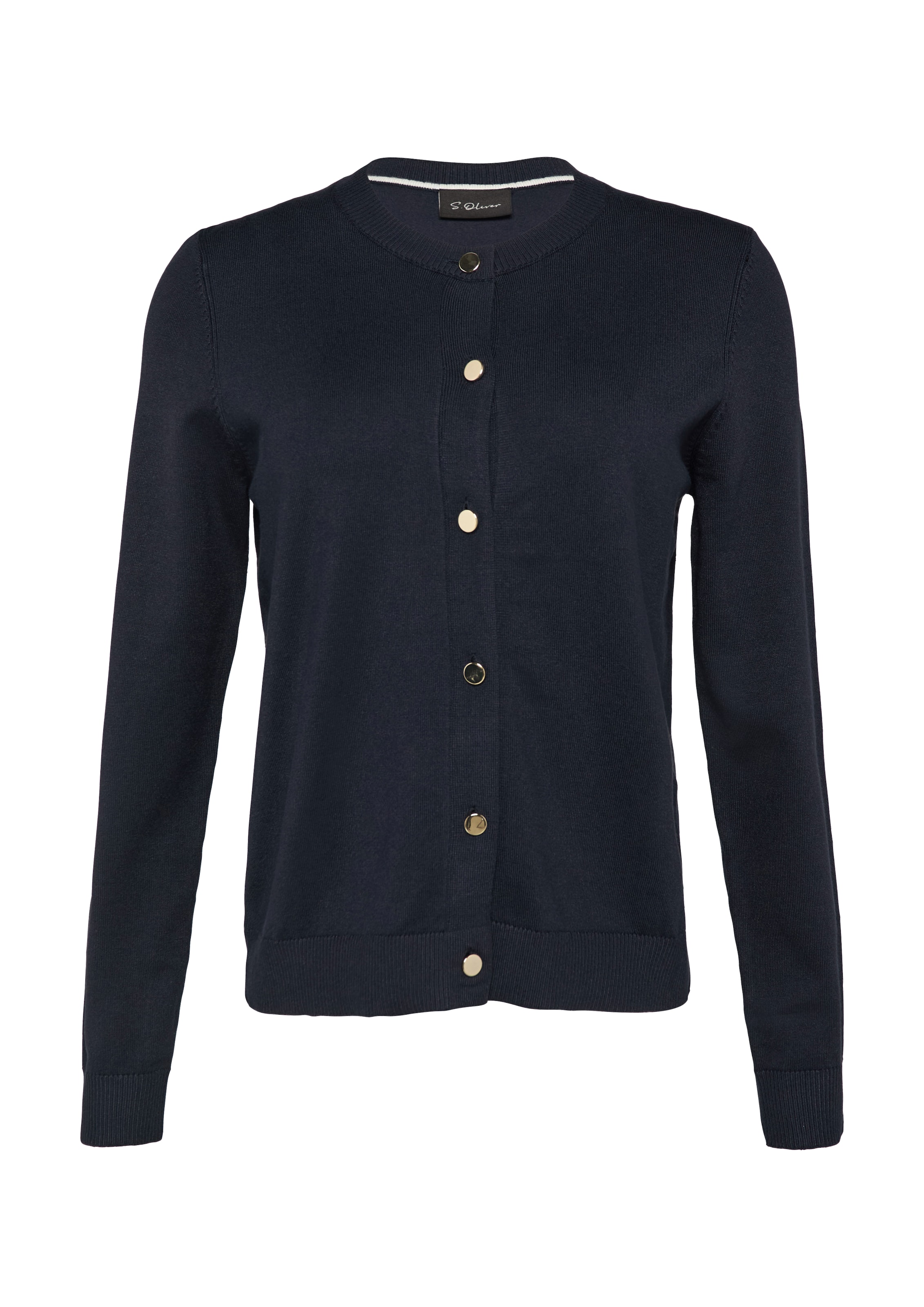 Cardigan s.Oliver BLACK LABEL en bleu : devant