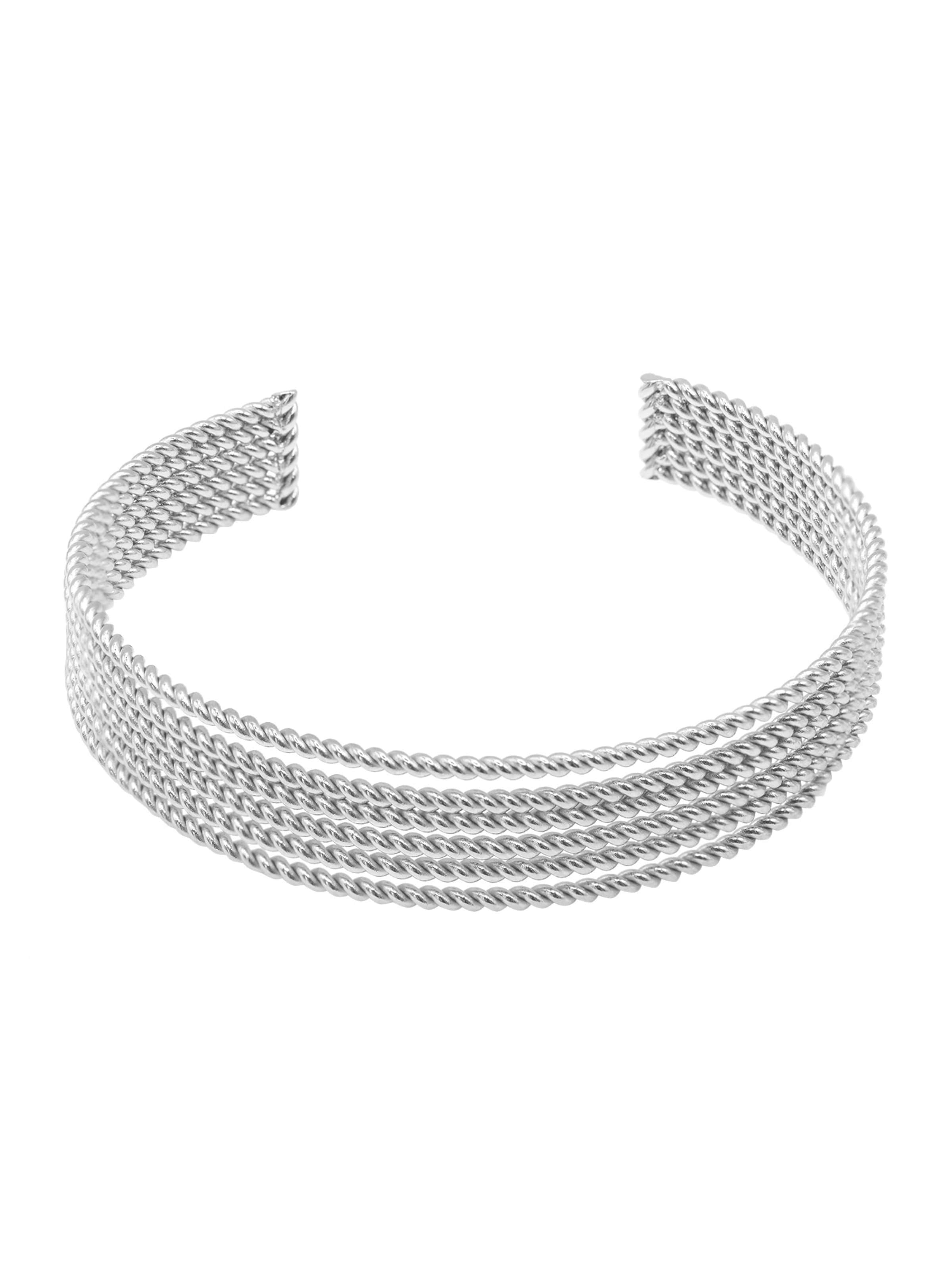 Heideman Armband 'Brutia' in Silber: Vorderseite