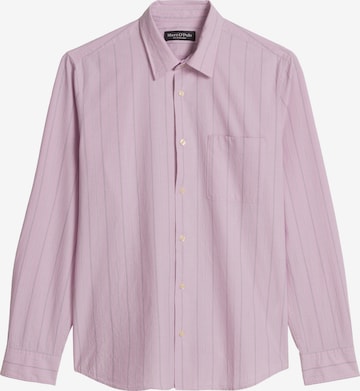 Marc O'Polo Regular fit Overhemd in Lila: voorkant