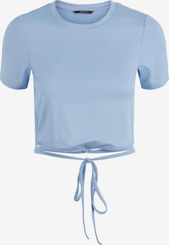 PIECES Тениска 'Siljana' в синьо: отпред