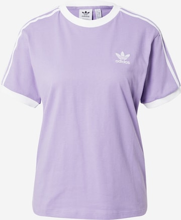 ADIDAS ORIGINALS - Camiseta 'Adicolor Classics 3-Stripes' en lila: frente