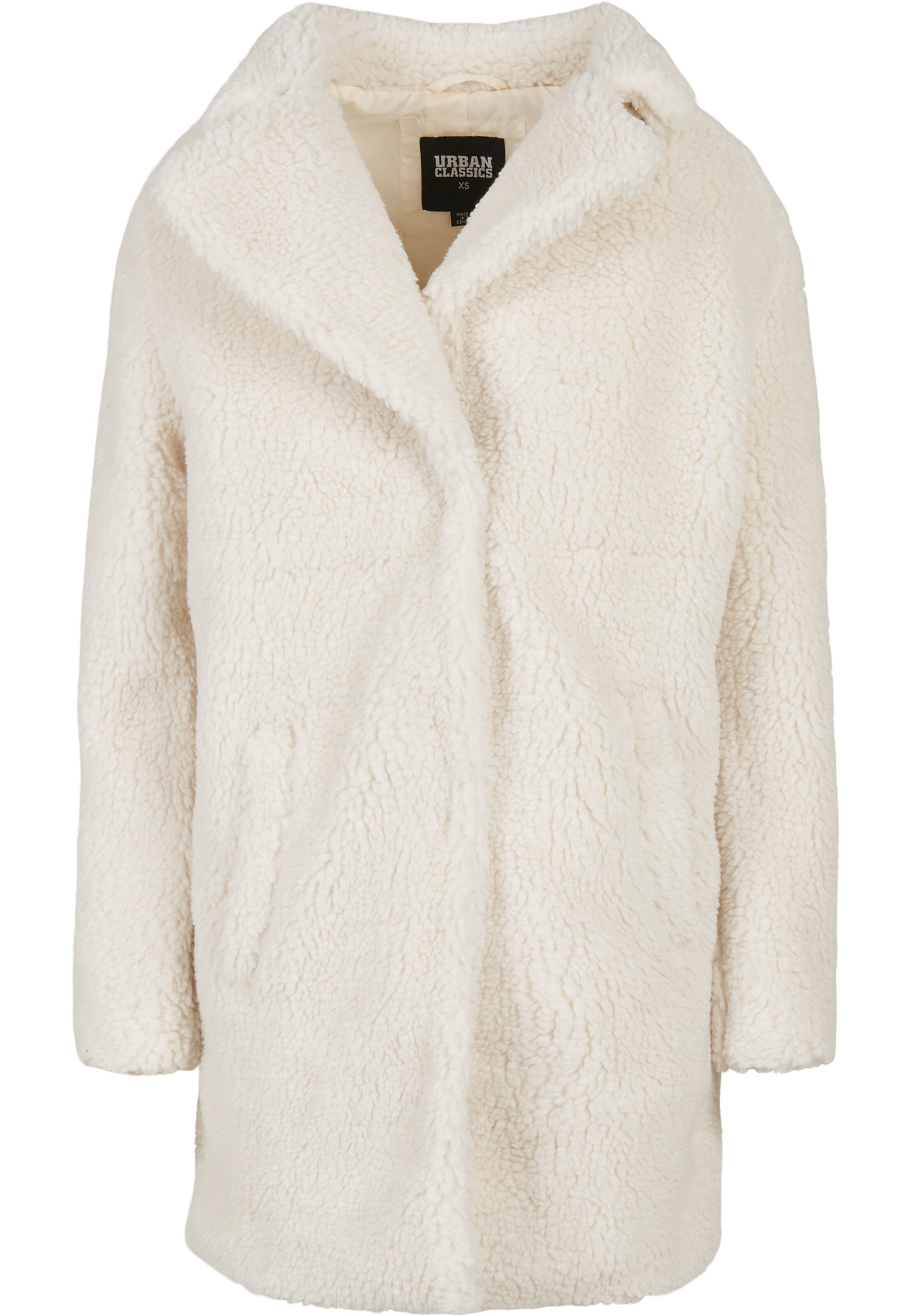 Manteau mi-saison Urban Classics en blanc : devant