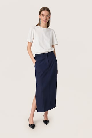 Jupe 'SLCewtona' SOAKED IN LUXURY en bleu : devant