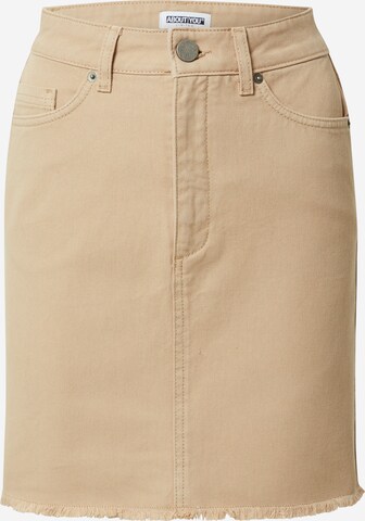 ABOUT YOU Limited Skirt 'Ginny' in Beige: front