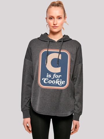 F4NT4STIC Sweatjacke 'Sesame Street' in Grau: Vorderseite