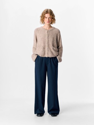 Wide Leg Pantalon 'OBJLISA' OBJECT en bleu