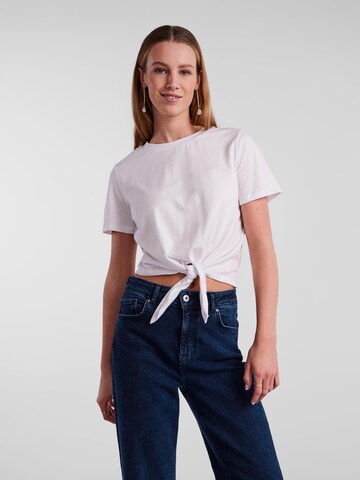 T-shirt 'TIA' PIECES en blanc : devant