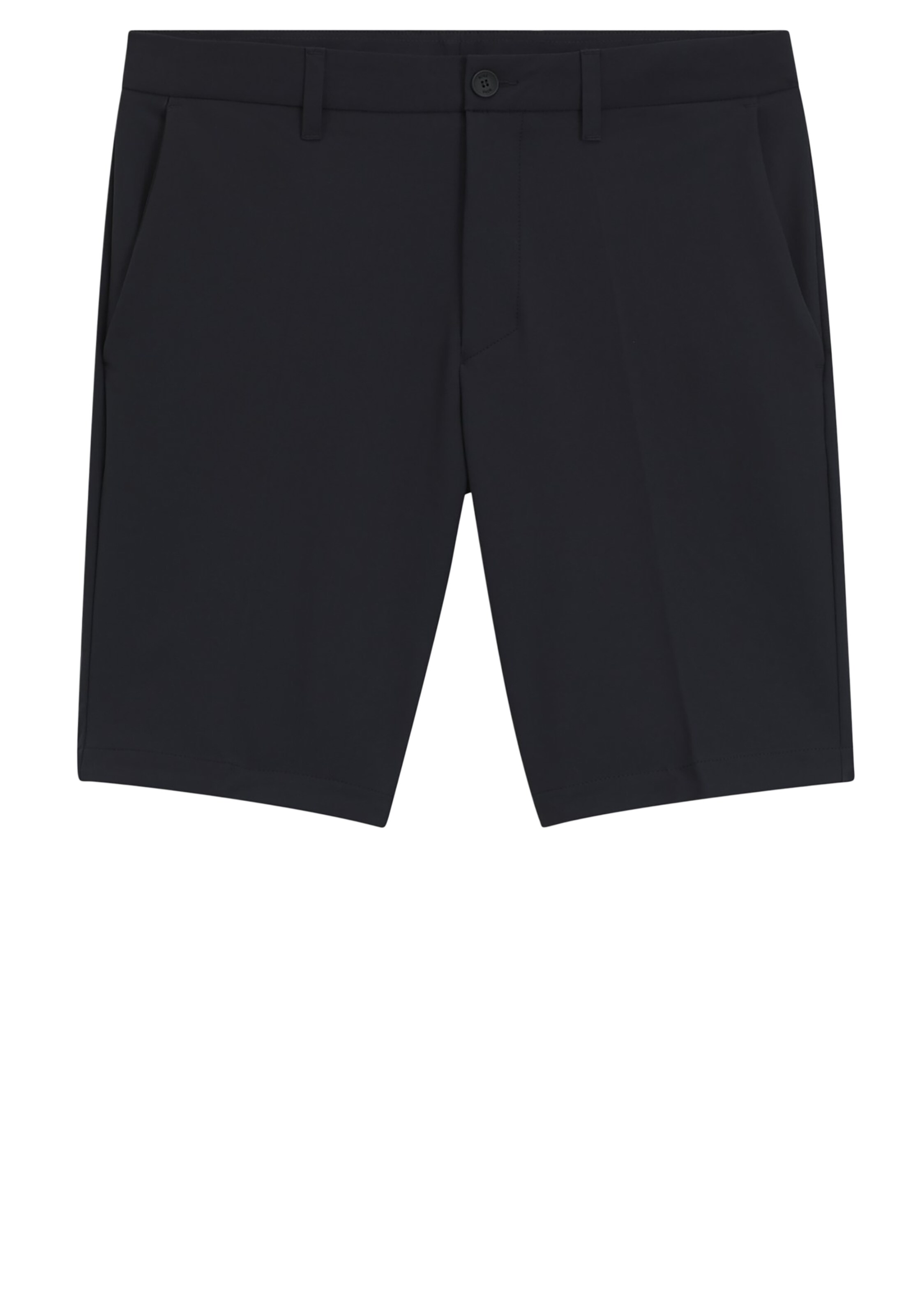 BOSS Slim fit Pants in Black: front