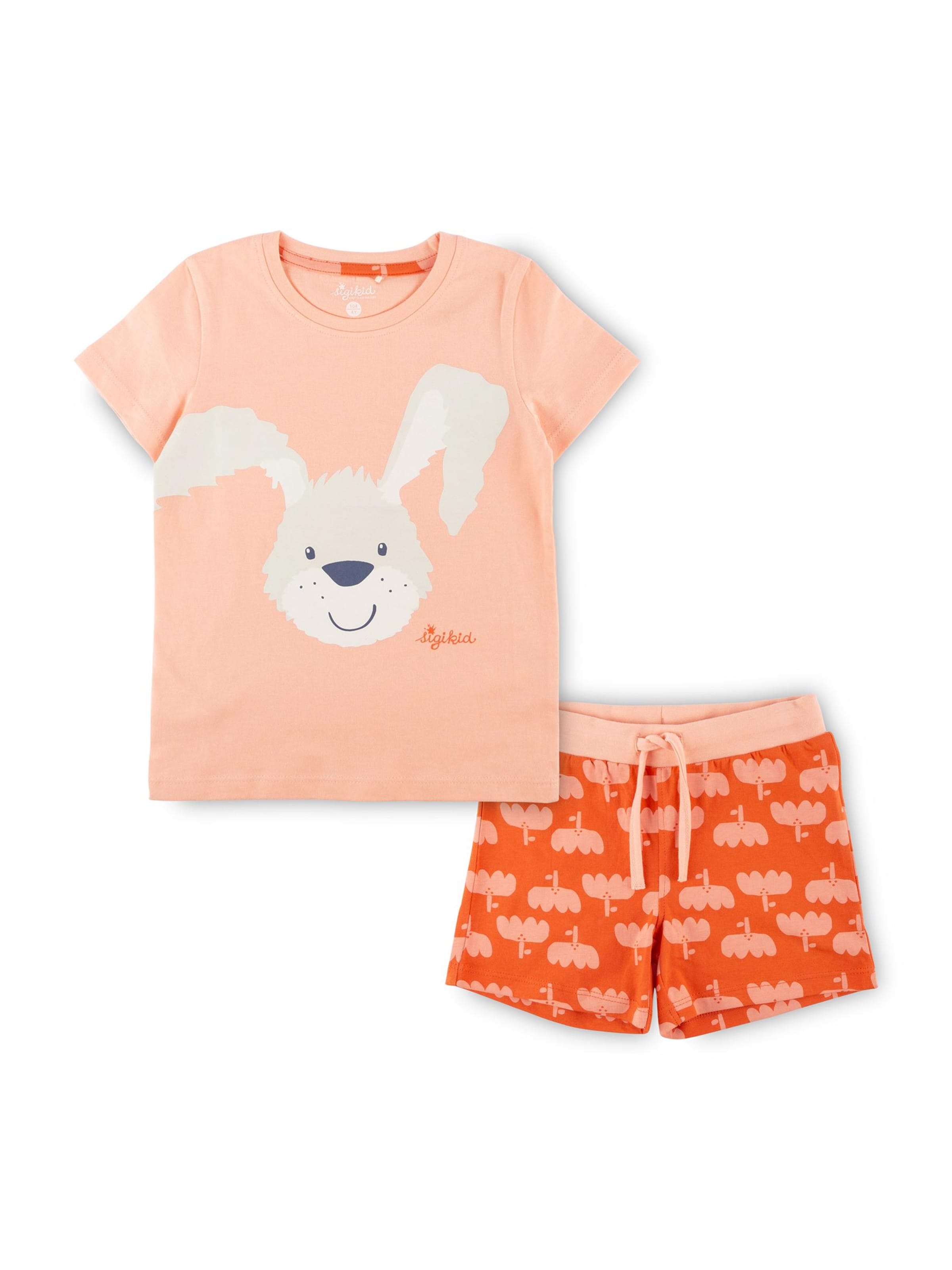 SIGIKID Pajamas 'Pyjama, Shorty Kinder Schlafanzug' in Red: front