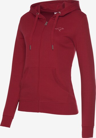 KangaROOS Sweatjacke in Rot