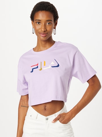 T-shirt FILA en violet : devant