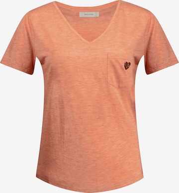 T-shirt 'Kellie' Deeluxe en orange : devant