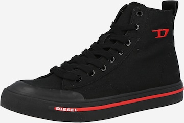 DIESEL Sneakers hoog 'S-Athos' in Zwart: voorkant