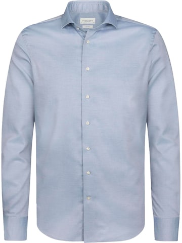 Profuomo Slim fit Button Up Shirt in Blue: front